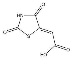 Sigma Aldrich (2Z)-(2,4-Dioxo-1,3-thiazolidin-5-ylidene)acetic acid