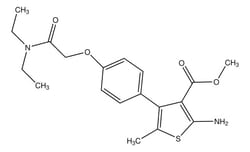 Sigma Aldrich&nbsp;Me 2-amino-4-(4-(2-(diethylamino)-2-oxoethoxy)Ph)-5-Me-thiophene-3-carboxylate