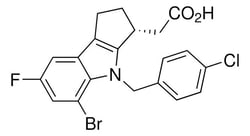 Sigma Aldrich&nbsp;(R)-2-(5-Bromo-4-(4-chlorobenzyl)-7-fluoro-1,2,3,4-tetrahydrocyclopenta[b]indol-3-yl)acetic acid