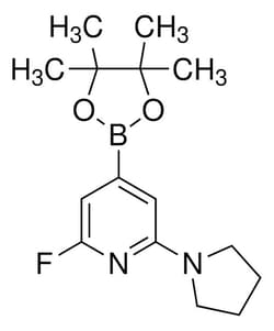 Sigma Aldrich 2-Fluoro-6-(pyrrolidin-1-yl)-4-(4,4,5,5-tetramethyl-1,3,2-dioxaborolan-2-yl)pyridine 1 g | Buy Online | Sigma Aldrich | Fisher Scientific