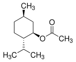 Sigma Aldrich (1R)-(-)-Menthyl Acetate 25 mL | Buy Online | Sigma Aldrich | Fisher Scientific
