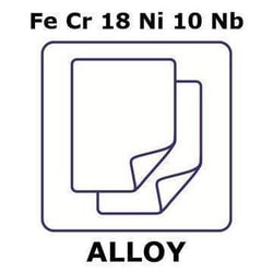 Sigma Aldrich&nbsp;Stainless Steel - AISI 347 alloy, FeCr18Ni10Nb