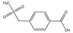 Sigma Aldrich 4-(Methylsulfonylmethyl)benzoic acid 500 mg | Buy Online | Sigma Aldrich | Fisher Scientific