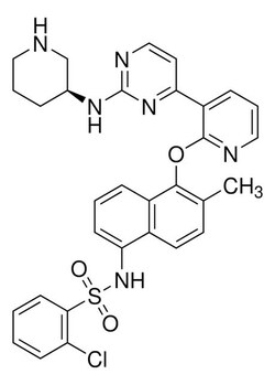 Sigma Aldrich&nbsp;(S)-2-chloro-N-(6-methyl-5-((3-(2-(piperidin-3-ylamino)pyrimidin-4-yl)pyridin-2-yl)oxy)naphthalen-1-yl)benzenesulfonamide