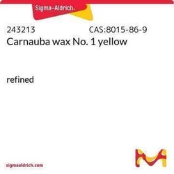 Sigma Aldrich Carnauba wax No. 1 yellow 250 g | Buy Online | Sigma Aldrich | Fisher Scientific