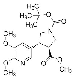 Sigma Aldrich&nbsp;(trans-racemic) 1-tert-Butyl 3-methyl 4-(5,6-dimethoxypyridin-3-yl)pyrrolidine-1,3-dicarboxylate