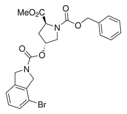 Sigma Aldrich&nbsp;1-Benzyl 2-methyl (2S,4R)-4-((4-bromoisoindoline-2-carbonyl)oxy)pyrrolidine-1,2-dicarboxylate