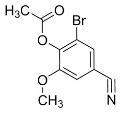 Sigma Aldrich 2-Bromo-4-cyano-6-methoxyphenyl acetate 1 g | Buy Online | Sigma Aldrich | Fisher Scientific