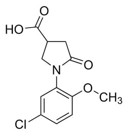 Sigma Aldrich 1-(5-Chloro-2-methoxyphenyl)-5-oxo-3-pyrrolidinecarboxylic acid 5 g | Buy Online | Sigma Aldrich | Fisher Scientific