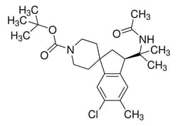 Sigma Aldrich tert-Butyl (R)-3-(2-acetamidopropan-2-yl)-6-chloro-5-methyl-2,3-dihydrospiro[indene-1,4'-piperidine]-1'-carboxylate 250 mL | Buy Online | Sigma Aldrich | Fisher Scientific
