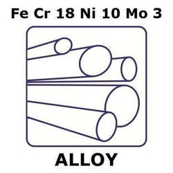 Sigma Aldrich&nbsp;Stainless Steel - AISI 316 alloy, FeCr18Ni10Mo3