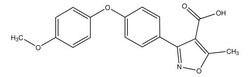 Sigma Aldrich&nbsp;3-(4-(4-Methoxyphenoxy)phenyl)-5-methylisoxazole-4-carboxylic acid