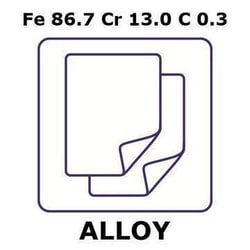 Sigma Aldrich&nbsp;Stainless Steel - AISI 420 alloy, Fe86.7Cr13.0C0.3