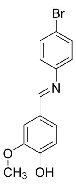 Sigma Aldrich (E)-4-(((4-Bromophenyl)imino)methyl)-2-methoxyphenol 1 g | Buy Online | Sigma Aldrich | Fisher Scientific
