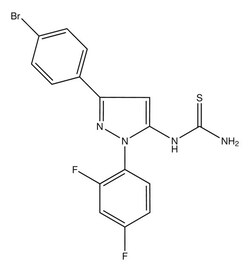 Sigma Aldrich&nbsp;1-(3-(4-Bromophenyl)-1-(2,4-difluorophenyl)-1H-pyrazol-5-yl)thiourea