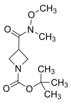 Sigma Aldrich tert-Butyl 3-[methoxy(methyl)carbamoyl]azetidine-1-carboxylate 100 mL | Buy Online | Sigma Aldrich | Fisher Scientific