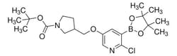 Sigma Aldrich tert-Butyl 3-((6-chloro-5-(4,4,5,5-tetramethyl-1,3,2-dioxaborolan-2-yl)pyridin-3-yloxy)methyl)pyrrolidine-1-carboxylate 5 g | Buy Online | Sigma Aldrich | Fisher Scientific