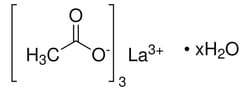 Sigma Aldrich Lanthanum(III) acetate hydrate 100 g | Buy Online | Sigma Aldrich | Fisher Scientific