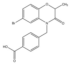 Sigma Aldrich&nbsp;4-((6-Bromo-2,3-dihydro-2-methyl-3-oxobenzo[b][1,4]oxazin-4-yl)methyl)benzoic acid