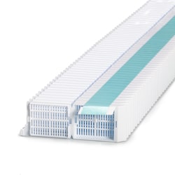 Simport Scientific Unisette Tissue Processing/Embedding Cassettes in Quickload Stacks for Primera Printers