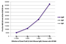 Southern Biotechnology Associates&nbsp;IgM Goat F(ab')2 anti-Mouse, Human ads, AF 488, Polyclonal, Southern Biotech&trade;