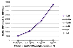 IgG1 Goat anti-Mouse, Human ads, R-PE, Polyclonal, Southern Biotech:Antibodies:Secondary