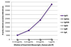 IgG1 Goat anti-Mouse, Human ads, R-PE, Polyclonal, Southern Biotech R-phycoerythrin,