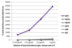 Southern Biotechnology Associates&nbsp;IgG1 Goat anti-Mouse, Human ads, CY5, Polyclonal, Southern Biotech&trade;