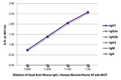 Southern Biotechnology Associates&nbsp;IgG1 Goat anti-Mouse, Human/Bovine/Horse SP ads, Biotin, Polyclonal, Southern Biotech&trade;