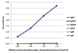 Southern Biotechnology Associates&nbsp;IgG2a Goat anti-Mouse, Human/Bovine/Horse SP ads, AP, Polyclonal, Southern Biotech&trade;