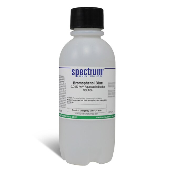 Bromophenol Blue, 0.04 (w/v) Aqueous Indicator Solution, Spectrum