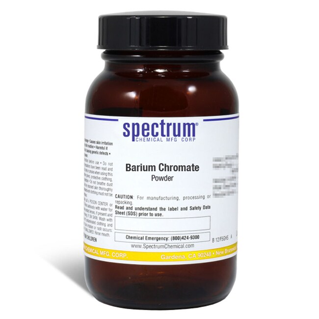 Barium Chromate, Powder, 99, Spectrum Fisher Scientific