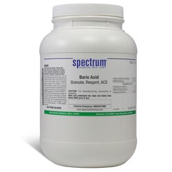 Boric Acid, Granular, ACS, 99.5%, Spectrum Chemical 2.5 kg | Buy Online | Spectrum Chemical Manufacturing Corporation | Fisher Scientific