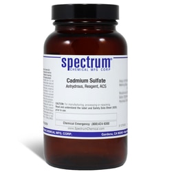 Cadmium Sulfate, Anhydrous, ACS, 99%, Spectrum&trade; Chemical