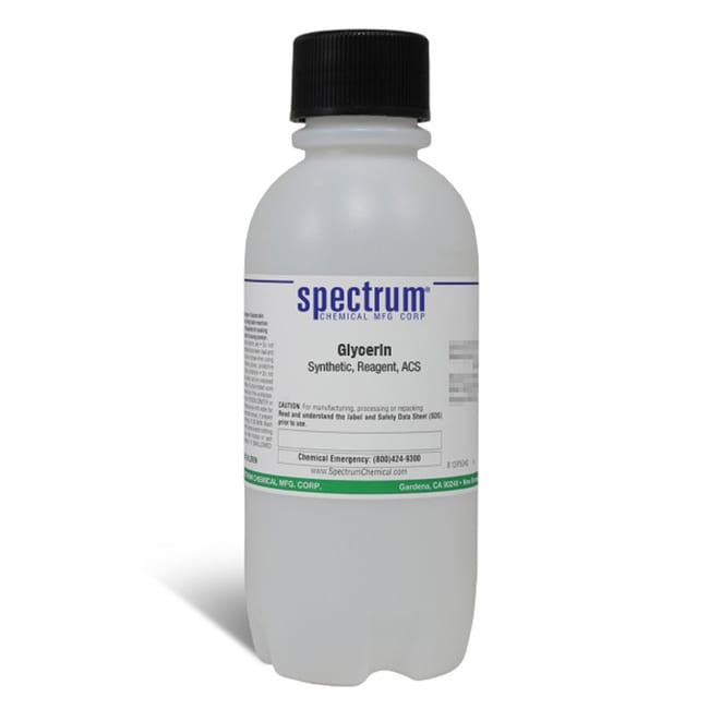 Glycerin, Synthetic, ACS, 99.5, Spectrum Chemical Fisher Scientific