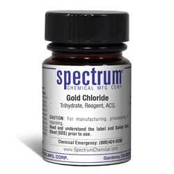 Gold Chloride, Trihydrate, ACS, 49%, Spectrum&trade; Chemical