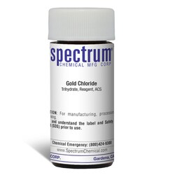 Gold Chloride, Trihydrate, ACS, 49%, Spectrum&trade; Chemical