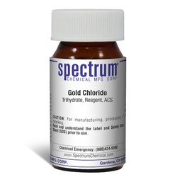 Gold Chloride, Trihydrate, ACS, 49%, Spectrum&trade; Chemical