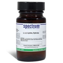 L-(+)-Lysine, Hydrate, 98.5-101.5%, Spectrum&trade; Chemical