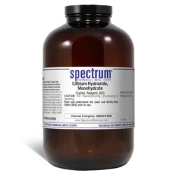 Lithium Hydroxide, Monohydrate, Crystal, ACS, 98%, Spectrum&trade; Chemical