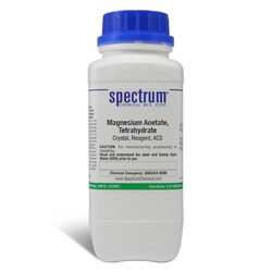 Magnesium Acetate, Tetrahydrate, Crystal, ACS, 98-102%, Spectrum&trade; Chemical