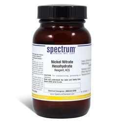 Nickel Nitrate Hexahydrate, ACS, 98-102%, Spectrum&trade; Chemical