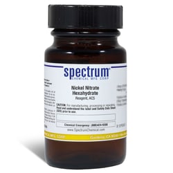 Nickel Nitrate Hexahydrate, ACS, 98-102%, Spectrum&trade; Chemical