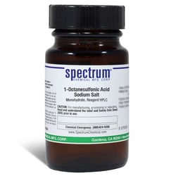 1-Octanesulfonic Acid Sodium Salt, Monohydrate, Reagent HPLC, 99%, Spectrum&trade; Chemical