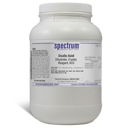Oxalic Acid, Dihydrate, Crystal, ACS, 99.5-102.5%, Spectrum&trade; Chemical