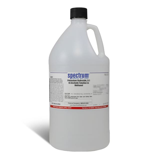 Potassium Hydroxide, 0.1 N Alcoholic Solution in Methanol, Spectrum Fisher Scientific