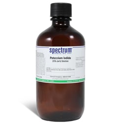 Potassium Iodide, 25% (w/v) Solution, Spectrum Chemical 1 L | Buy Online | Spectrum Chemical Manufacturing Corporation | Fisher Scientific