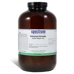 Potassium Bromide, Crystal, ACS, 99%, Spectrum&trade; Chemical