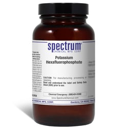 Potassium Hexafluorophosphate, Approx. 98%, Spectrum&trade; Chemical
