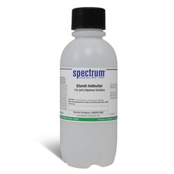 Starch Indicator, 1% (w/v) Aqueous Solution, Stabilized, Spectrum&trade; Chemical